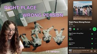 RM “right place wrong person” album reaction!!
