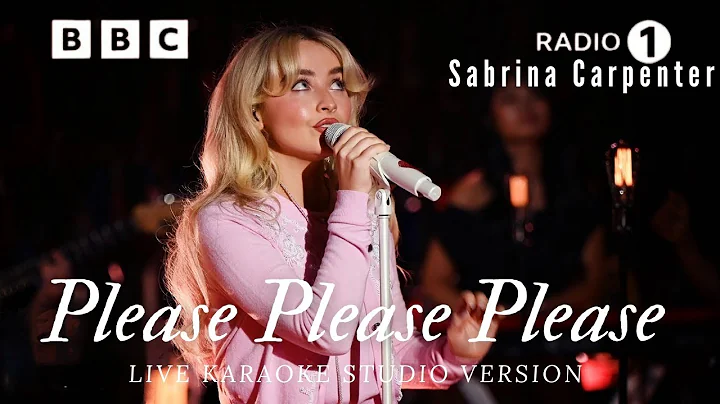 Sabrina Carpenter - Please Please Please [Live Karaoke Studio/From Radio 1 2024]
