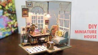 DIY Miniature House - Working Room from RoboTime Kit