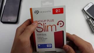 Seagate Backup Slim Portable Hard Drive Unboxing