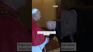 Pope Leo meets Lebanese President for 4th time seeking path to peace