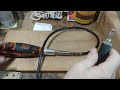 How to use a flex shaft on rotary tool