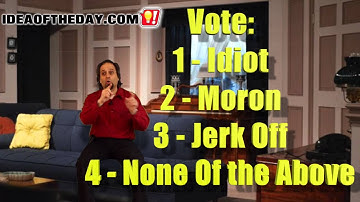 A "None Of The Above" Option in Elections.  Idea of the Day #72