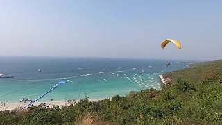 #Paragliding น้องเอยเล่นพาราไกลดิ้ง เกาะล้าน