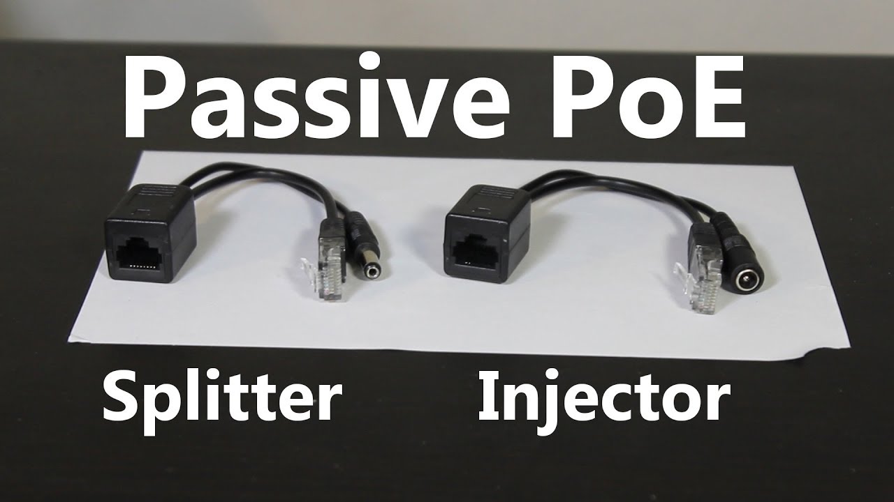 PoE Injector vs PoE Splitter 