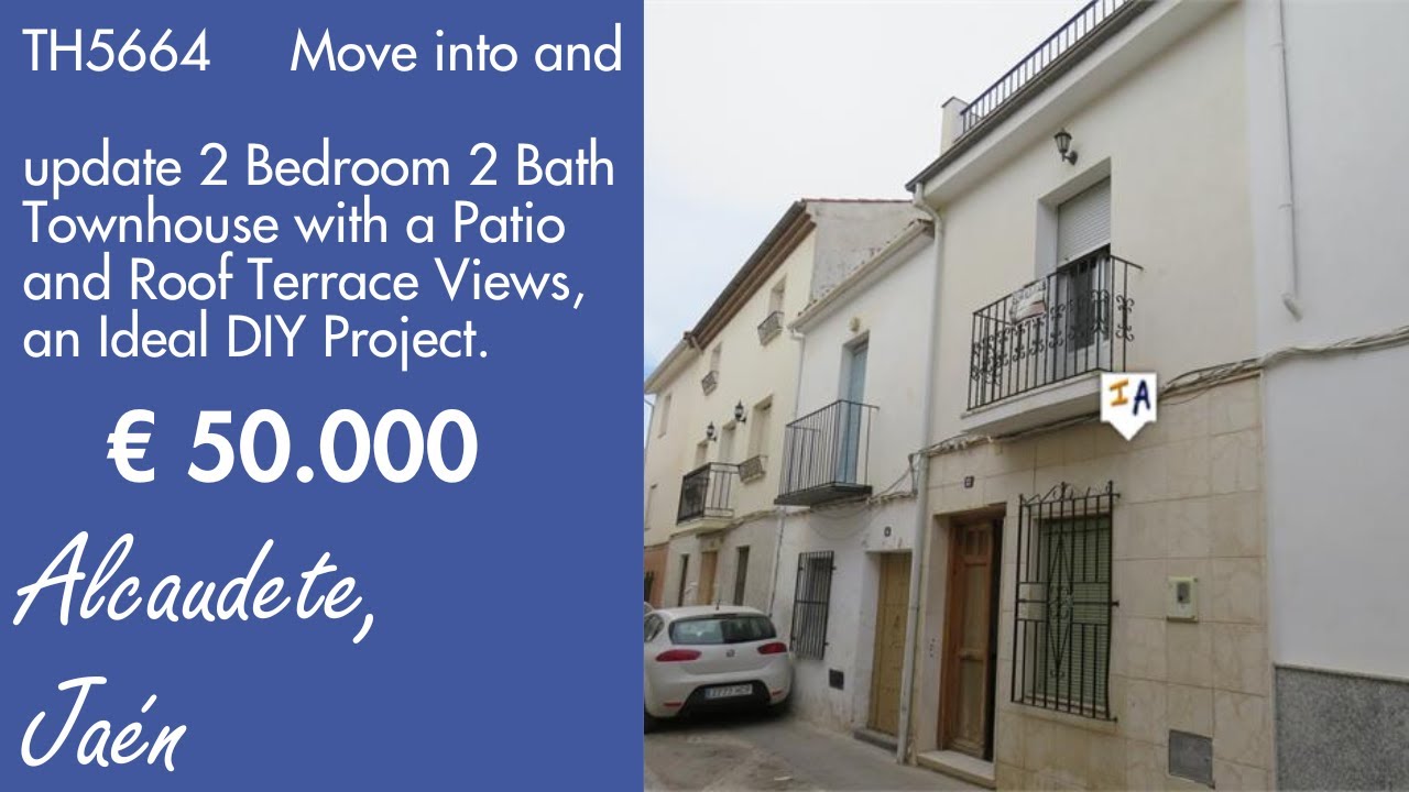 Just 50K, Move in & update 2 Bed 2 Bath Townhouse Property for sale in