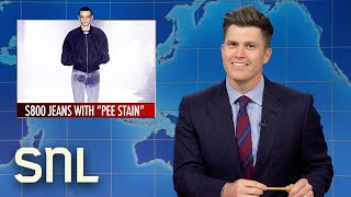 Weekend Update: Tom Brady Regrets Roast, $800 Pee-Stained Jeans - SNL Resimi