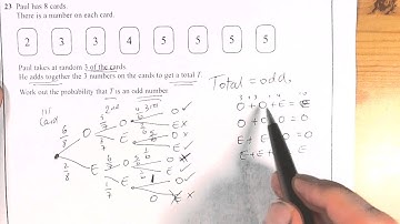 Nov 2014 Paper 1H   Q23 Conditional Probability