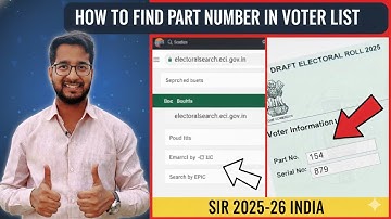 Part Number Kaise Pata Kare 2002 Voter list me | Very Easy 👍🏻
