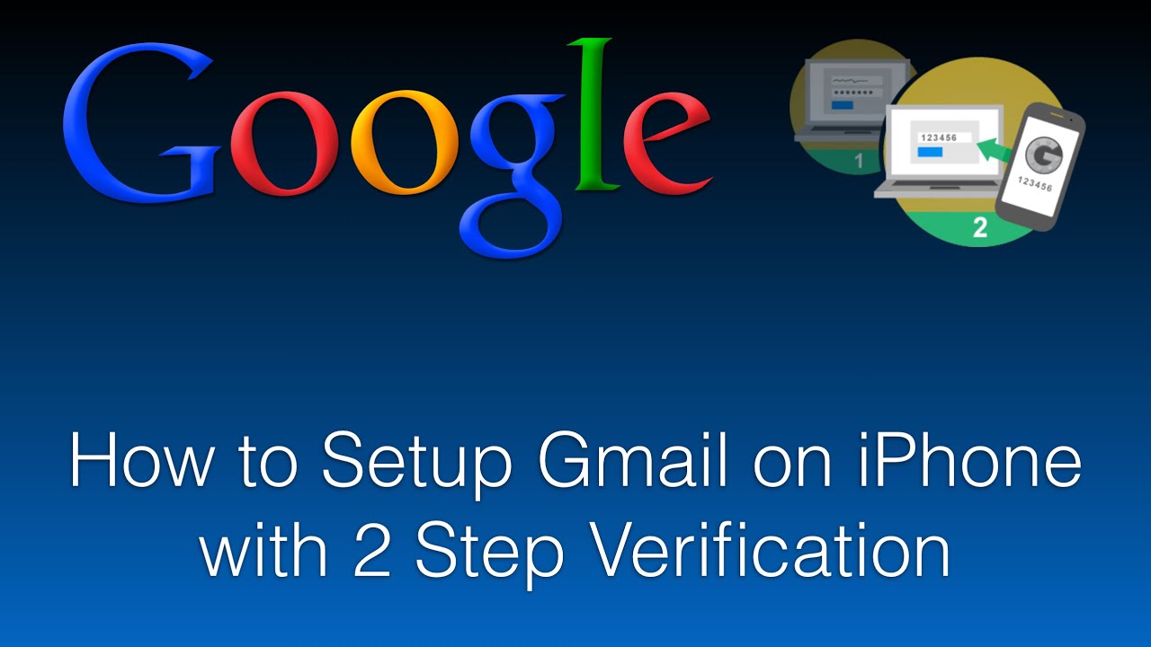 How To Setup Gmail On IPhone With 2 Step Verification YouTube