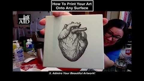 Image Transfers To Tile, Paper, Canvas, Metal, and Even Encaustic Wax!