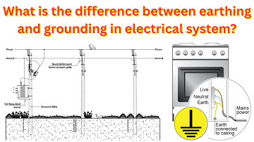 What is the difference between earthing and grounding in electrical systems?
