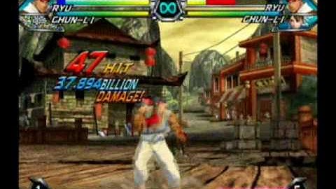 TvC UAS Ryu Chun-Li 100% Combo Video