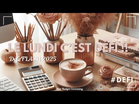 {Enveloppes Budget} Le Lundi, c'est défi : NOUVEAU DEFI FLASH HEBDO #gérersonbudget #cashstuffing
