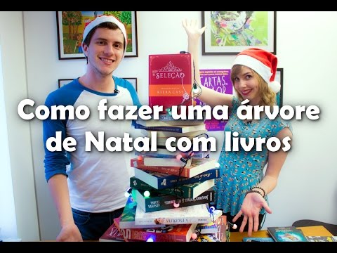 Vídeo: Como Fazer Uma árvore De Natal Criativa Com Livros