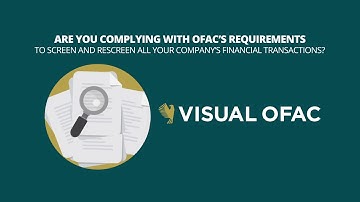 Visual OFAC lets you easily search OFAC watch lists