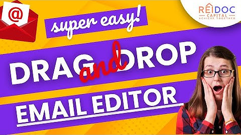 Design Emails Using Super Easy Drag and Drop Editor | for Beginners 2023