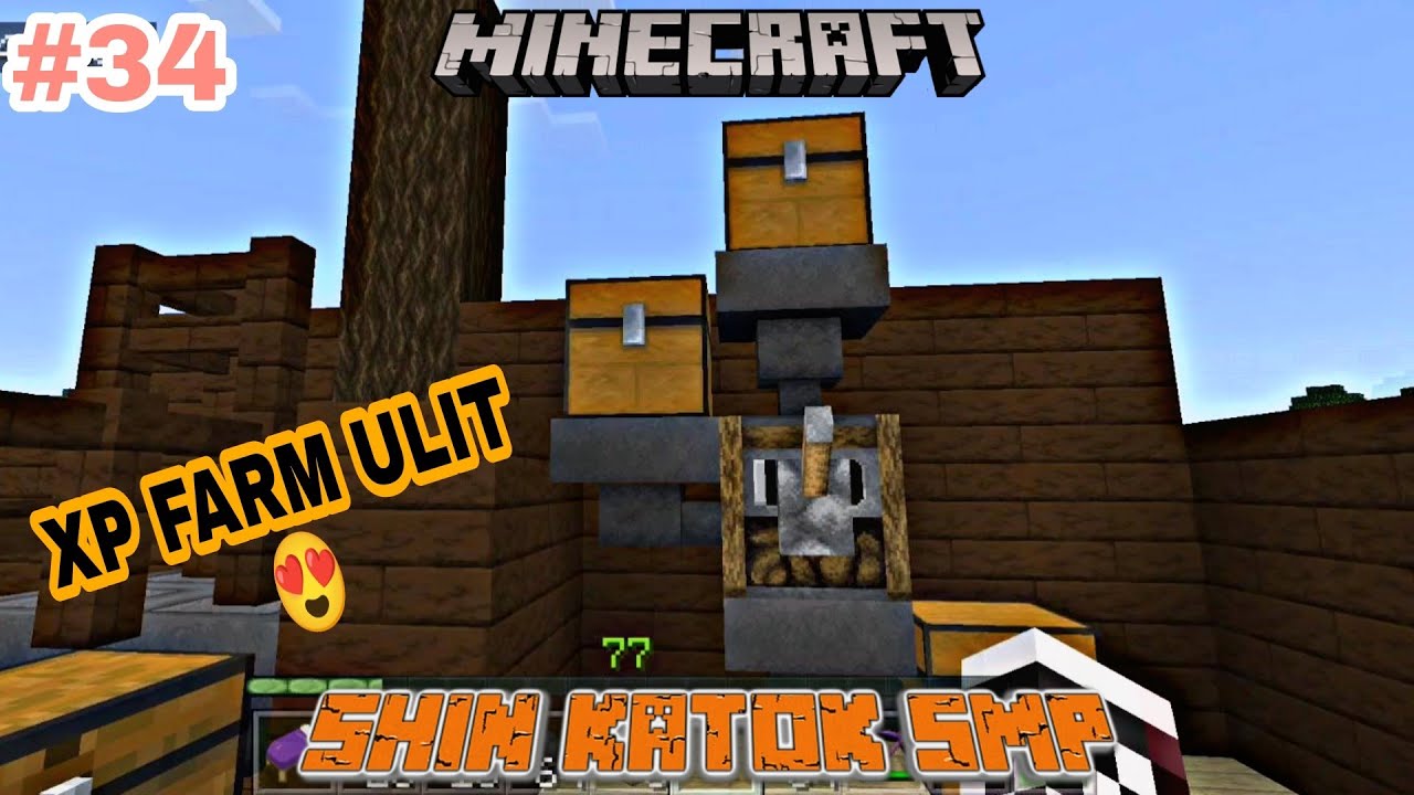 Paano gumawa ng XP Farm Easy Potato XP Farm Minecraft Mcpe