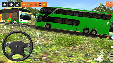 2025 new coach bus simulator 💥 || indonesia bus simulator part-1 #bus #game #simulator #dailynews