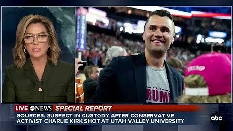 Charlie Kirk was discussing gun violence when he was shot, witness says