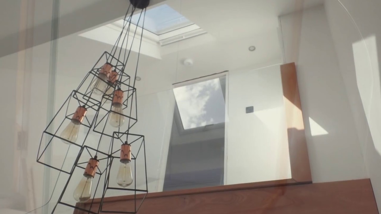 Wood and Glass floating stairs kpw joinery manufacturers wirral