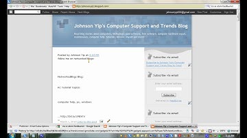 Making an E-mail subscription option for Blogspot Blogger Blog with Google Feedburner