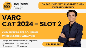 CAT 2024 Slot 2 VARC Solution | CAT 2024 Solved Paper | PYQ CAT 2024 | RC 3