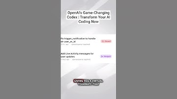 🔥 BREAKING: OpenAI just released Codex - their most powerful AI coding assistant yet!