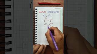 Ecuación exponencial 🤓✌️ #shorts #ingedarwin #ecuacion