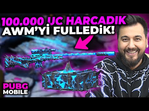 100.000 UC HARCADIK AWM'Yİ FULLEDİK / PUBG MOBILE