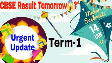 CBSE Term-1 Result Tomorrow?😱 Urgent Update - Class-10 & 12