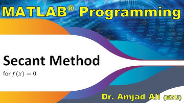 MATLAB ® Program of Secant Method