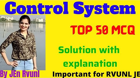 Top 50 MCQ on control system | important for RVUNL, UPPCL, PSPCL, UJVNL, RSMSSB JE exam