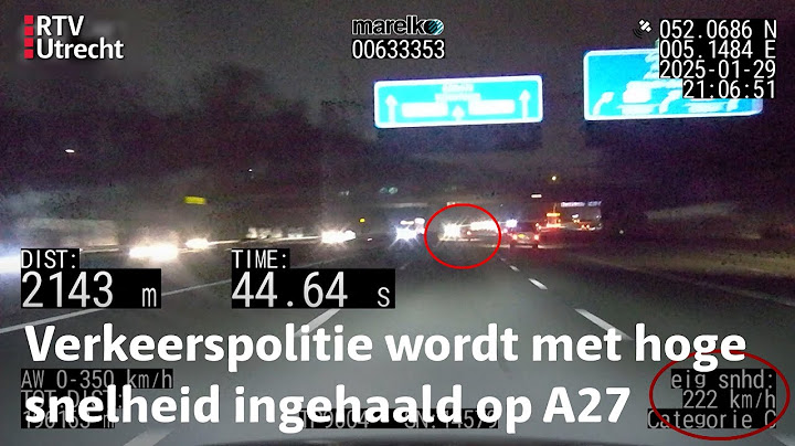 Verkeerspolitie moet 220km/u rijden om dronken Citroën-bestuurder bij te houden | RTV Utrecht