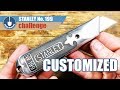 Customizing a stanley no 199 utility knife and thrifted sheath  stanley 199 challenge