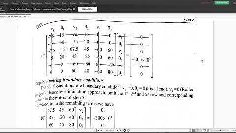 #FINITE​ ELEMENT METHOD (18ME61)# BEAMS #MODULE -3# LECTURE VIDEO -5