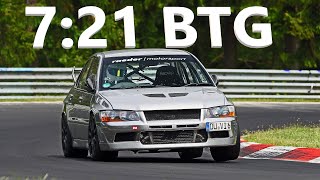 Mitsubishi Evo 7 - 7:21 BTG  - Nürburgring Nordschleife