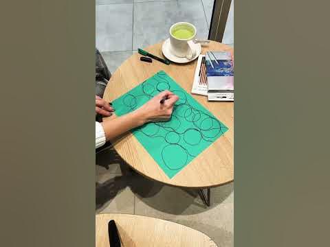 Процесс рисования алгоритма 40 кругов.#нейрографика #нейроарт - YouTube