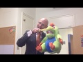 DGHI Professor David Boyd Demos Entertaining Way to Teach Kids about Dental Hygiene