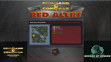 Command and Conquer Red Alert Remastered Skirmish Gameplay USSR– MAP: First Come First Serve 2