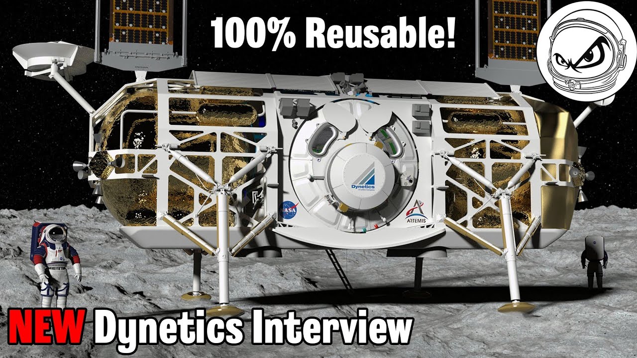 New Dynetics Lunar Lander! 100% reusable!  Exclusive interview with Kathy Laurini. [RE-UPLOADED]