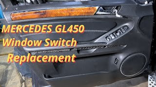 Mercedes GL450 Driver Side Window Switch Replacement