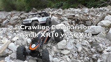 Crawl Comparison - Axial SCX10 vs XR10