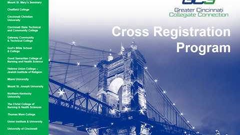 GC3 Cross-Registration Program - Full Video (8:27)