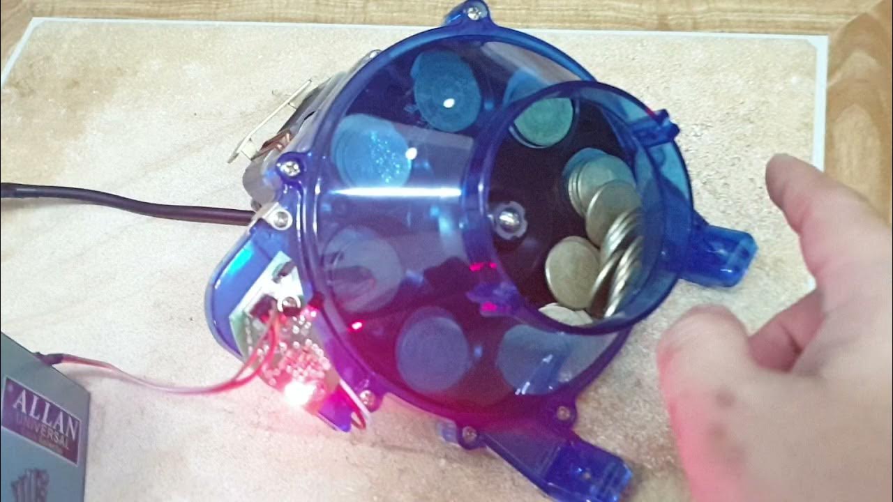 Easyelectronyx 2in1 coin counter and coin dispenser machine YouTube