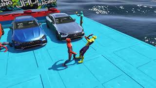 الرجل العنكبوت انقاذ باتمان Spider-Man Rescue batman vs iron man vs venom funny Game GTA 5 superhero