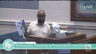 6/21/21-Historic Preservation Meeting- Pastor Mobley at the 1:00 Mark