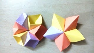 origami star pointed diy