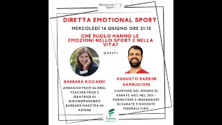 2 DIRETTA EMOTIONAL SPORT   CHE RUOLO HANNO LE EMOZIONI NELLO SPORT E NELLA VITA