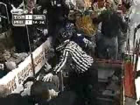 maple leafs tie domi fights a fan youtube ty domi fights flyers fan